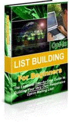 Product picture Opt-in List Building for Beginners