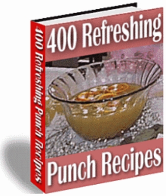 Product picture 400 Refreshing Punch Recipes 