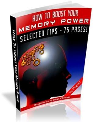 Product picture How To Boost Your Memory Power